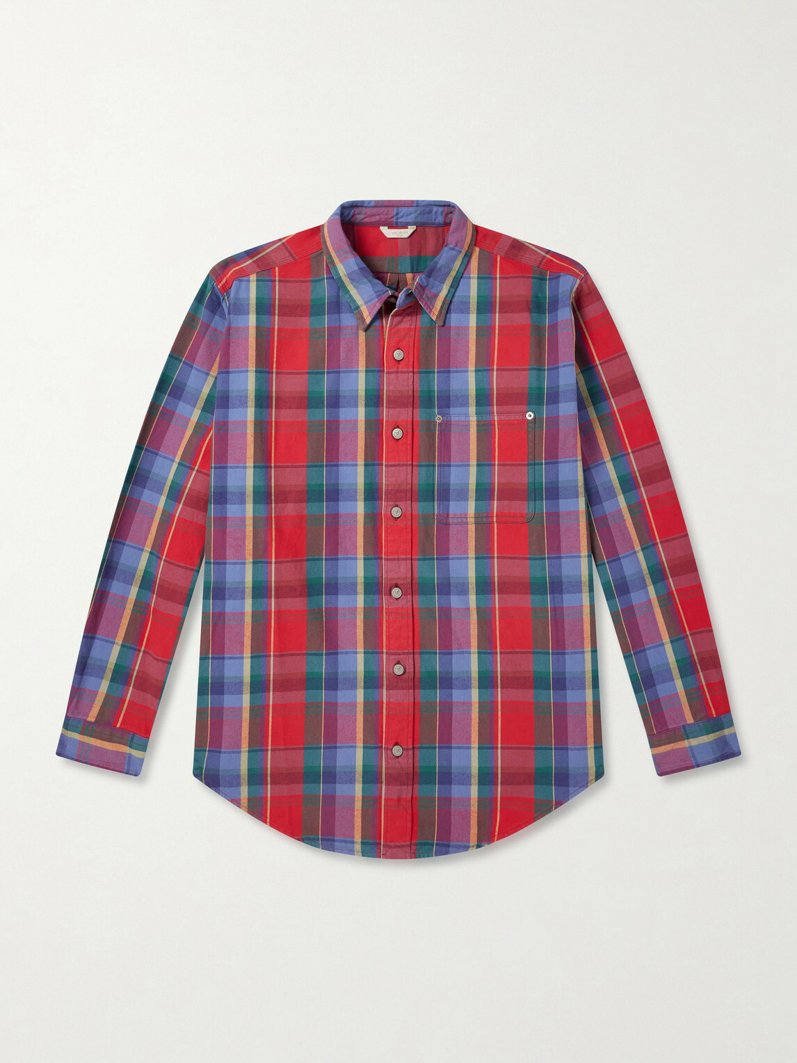 Aimé Leon Dore - Checked Cotton-Twill Shirt - Red
