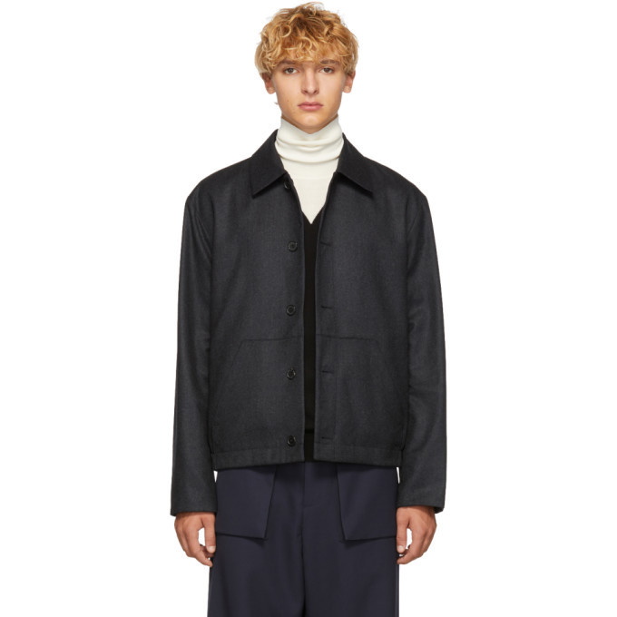 Photo: Kenzo Reversible Grey Wool Jacket