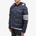 Thom Browne Men's Down Filled Ski Jacket in Navy