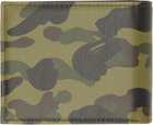 BAPE Khaki 1st Camo Mini Wallet