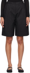AMOMENTO Black Garconne Shorts