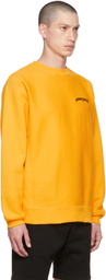 Cowgirl Blue Co Yellow Script Sweatshirt