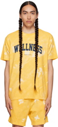 Sporty & Rich Yellow 'Wellness' Ivy T-Shirt