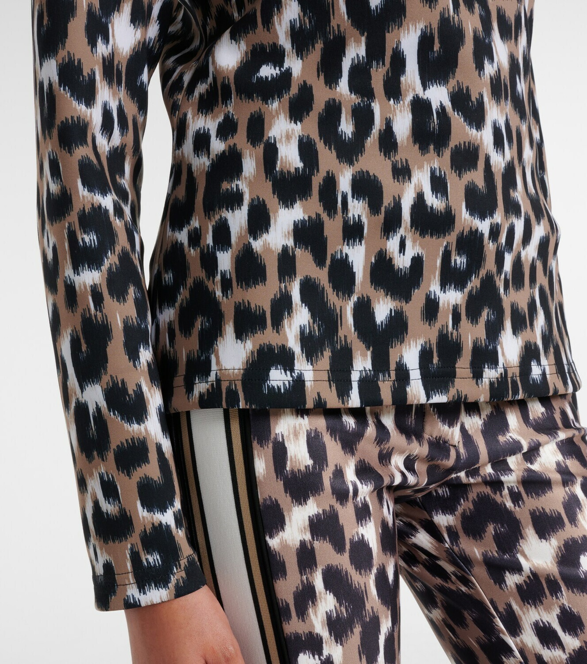 Fusalp Orion leopard-print ski top
