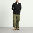 Universal Works Men's Twill Kyoto Work Jacket in Black