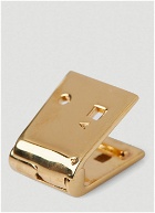 Lighter Cap Clip On Earring in Gold