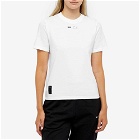 McQ Women's Contrast Logo T-Shirt in Optic White