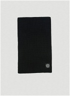 Compass Patch Scarf in Black