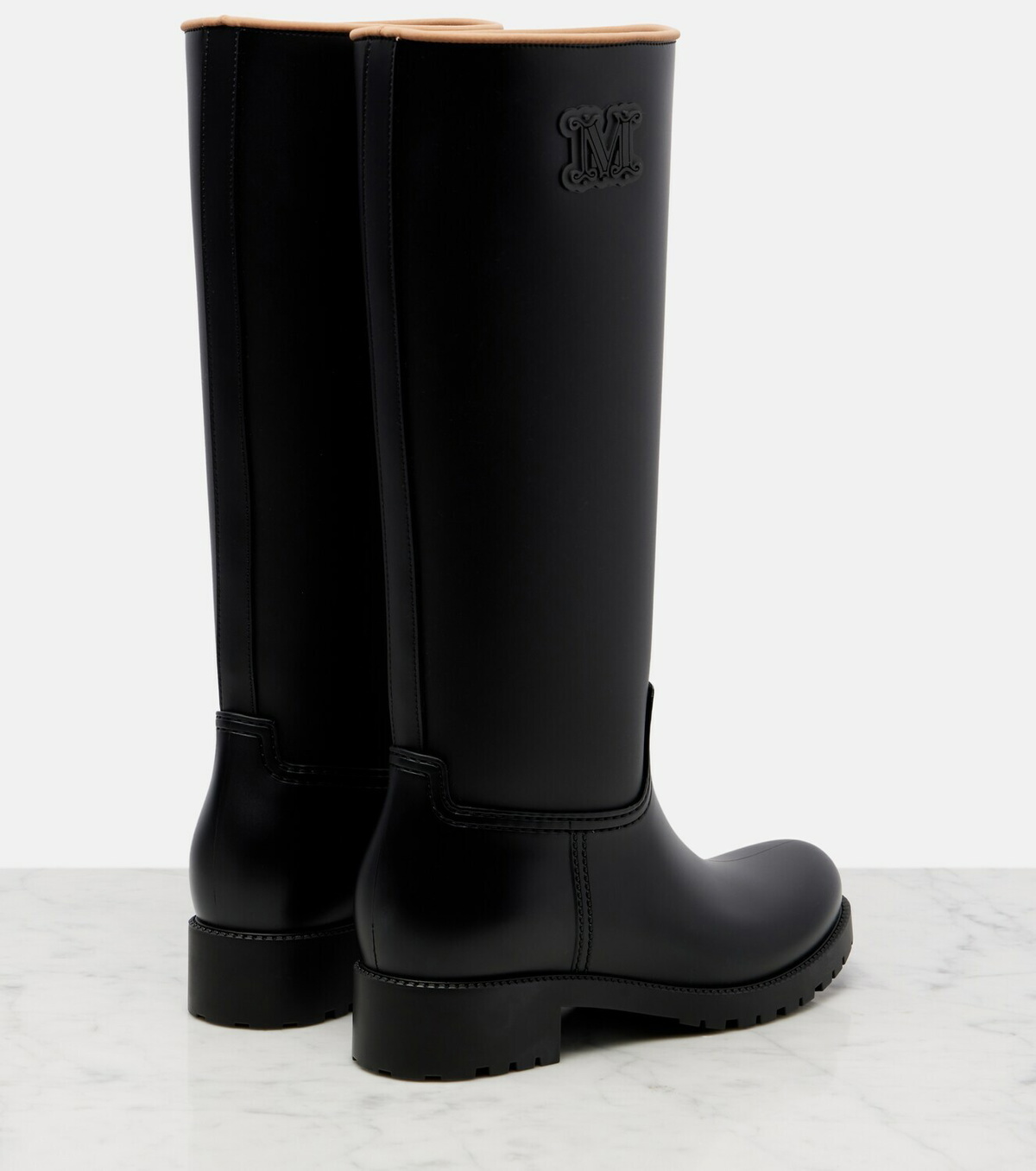 Max Mara Monogram rain boots