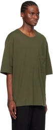 LEMAIRE Khaki Patch Pocket T-Shirt