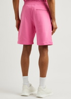 Alexander Mcqueen Logo-print Cotton Shorts Pink