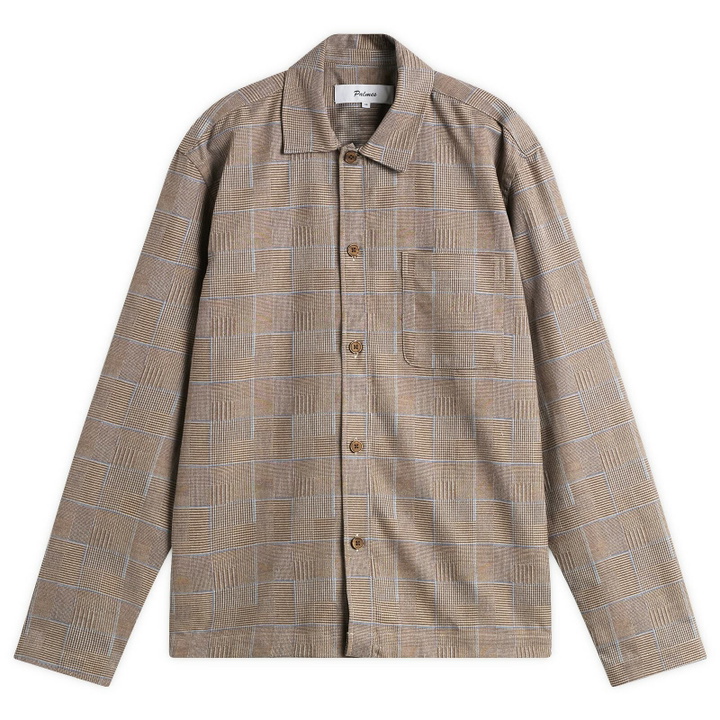 Photo: Palmes Men's Glen Overshirt in Brown