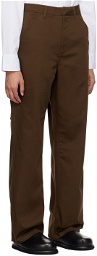 6397 Brown Workwear Trousers