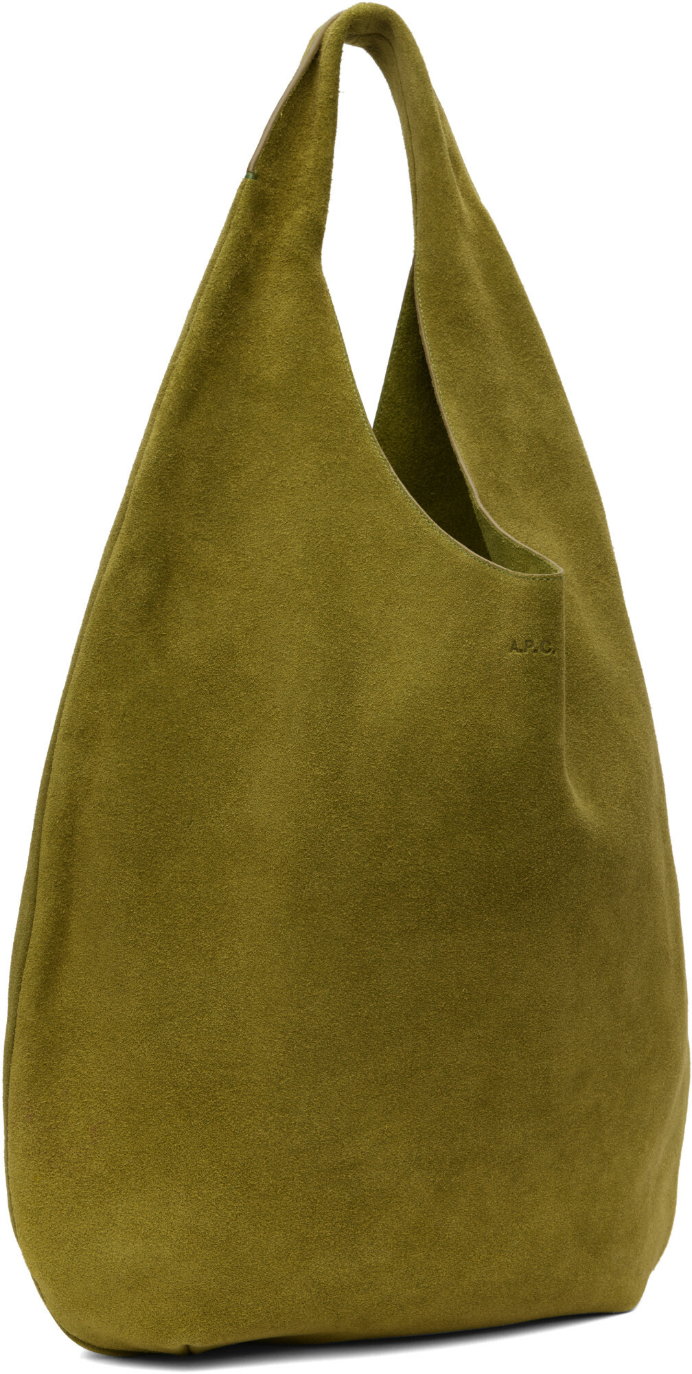 A.P.C. Green 'Le Neige' Bag