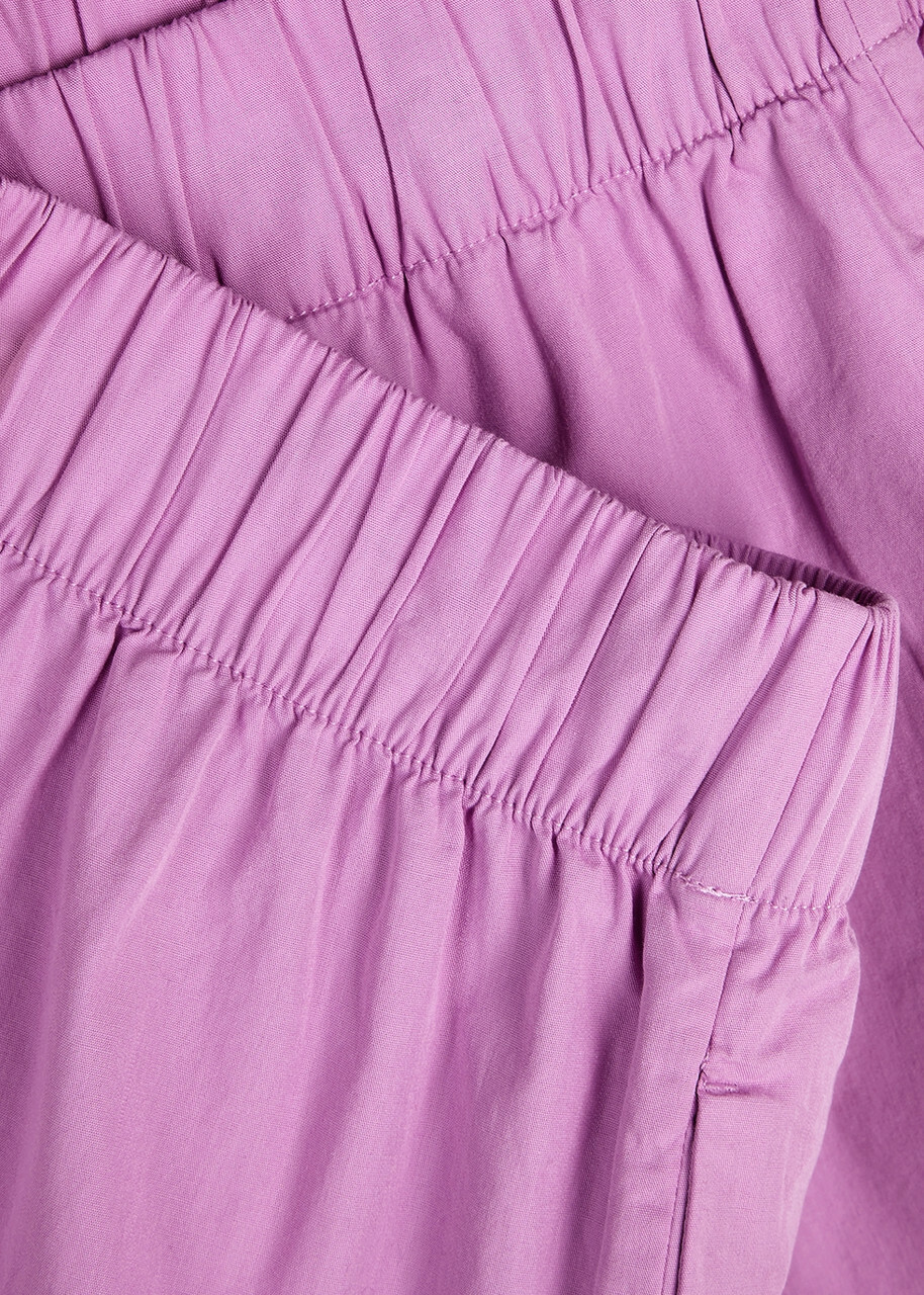 Tekla Unisex Poplin Pyjama Trousers Pink