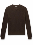 The Row - Corbin Ribbed Cotton Sweater - Brown