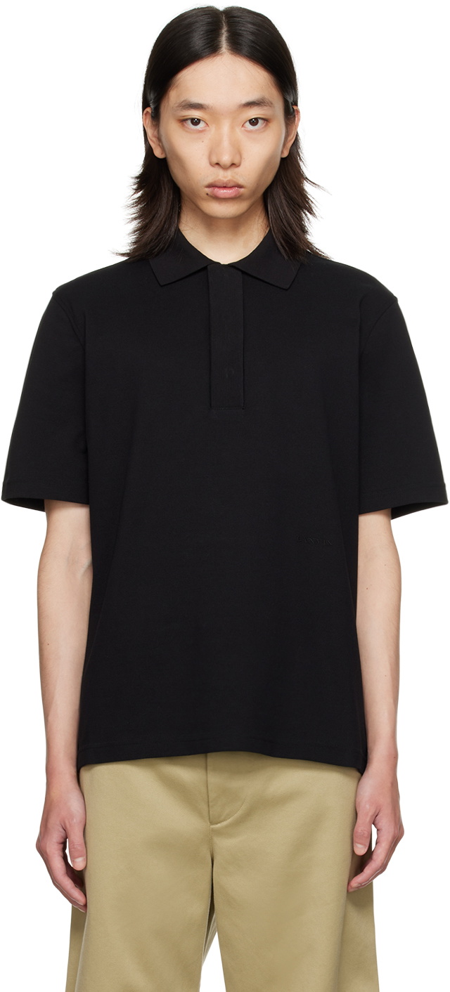 Lanvin Black Classic Polo