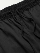 adidas Originals - Straight-Leg Cotton-Twill Drawstring Shorts - Black