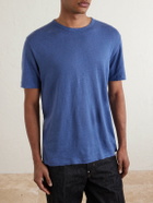 Hartford - Linen-Jersey T-Shirt - Blue