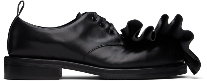 Photo: Comme des Garçons Homme Plus Black KIDS LOVE GAITE Edition Frilled Derbys