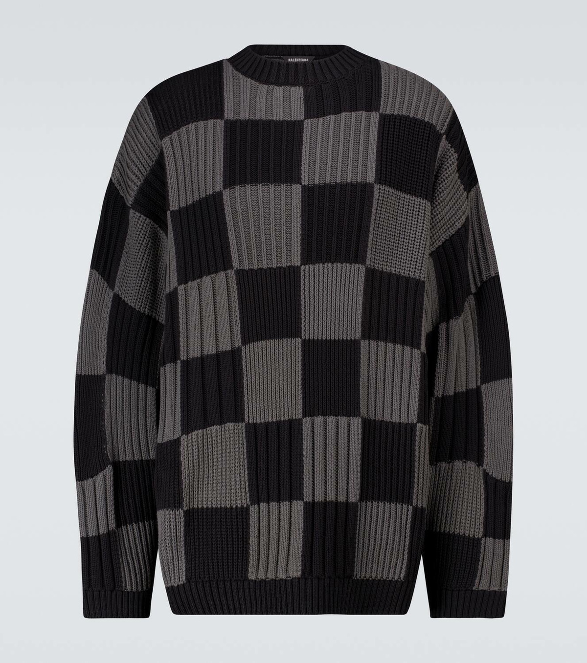 Balenciaga Checked crewneck sweater