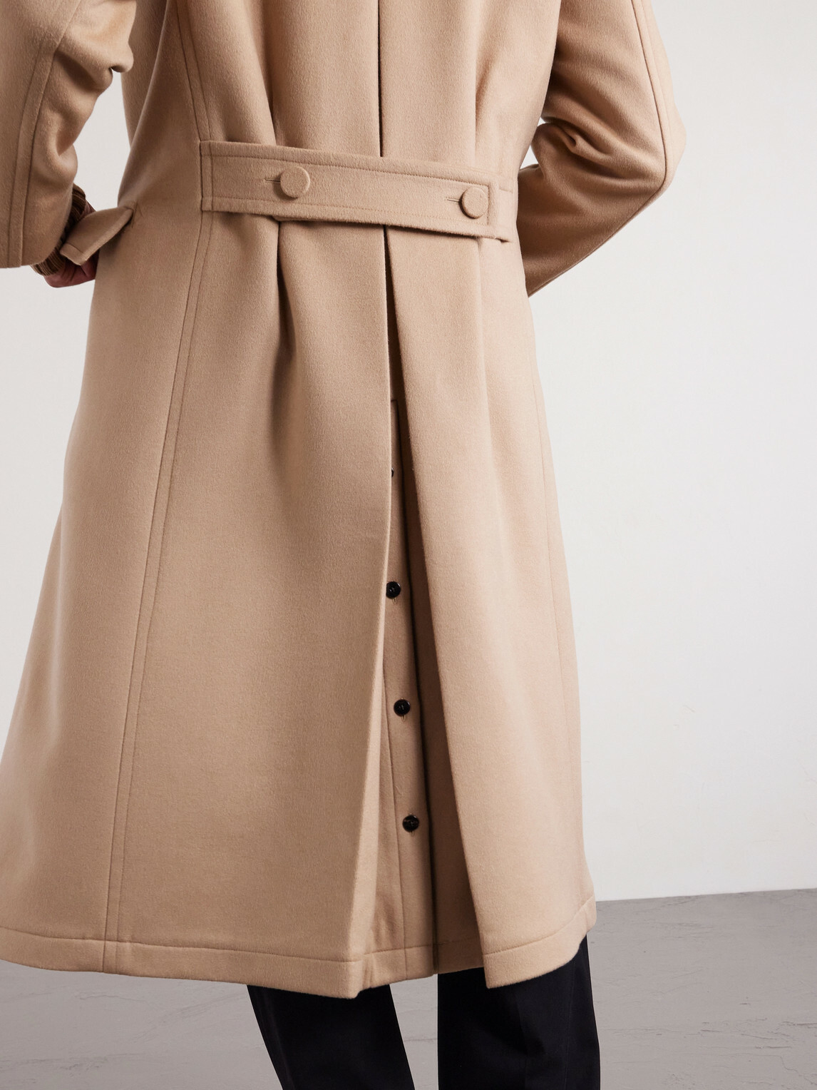 TOM FORD - Double-Breasted Wool and Cashmere-Blend Coat - Neutrals