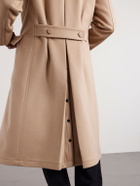 TOM FORD - Double-Breasted Wool and Cashmere-Blend Coat - Neutrals