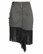 Balmain Womens Midi skirt in Black