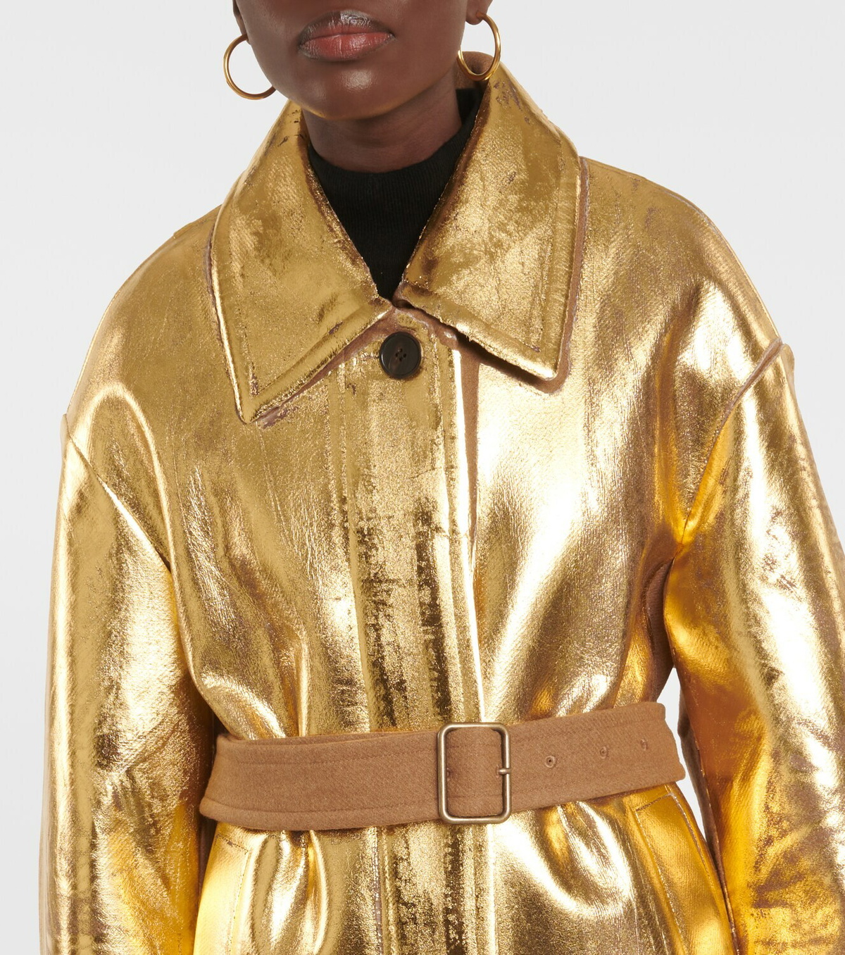 ジャケット・アウター DRIES VAN NOTEN Vendal MW.Jacket Dries Van Noten Vendals metallic wool-blend jacket Dries Van