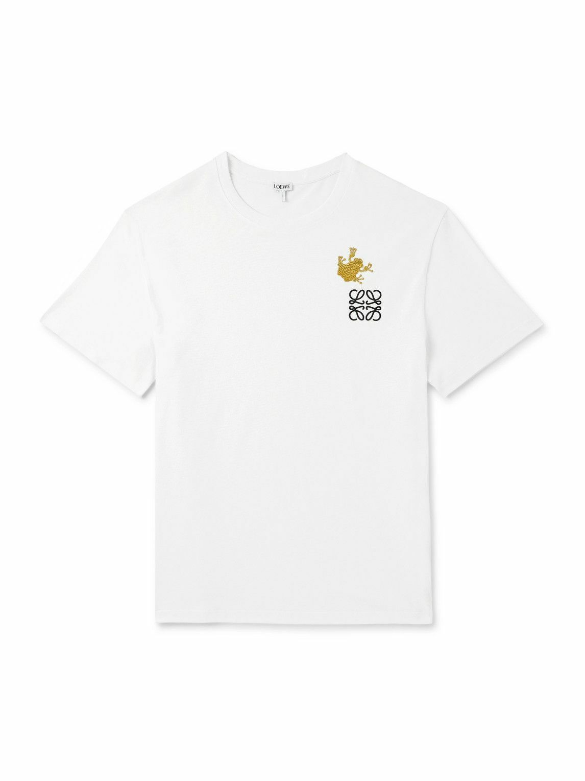 LOEWE Paul's Tシャツ イエロー　メンズ　レディース Loewe - Paula's Ibiza Logo-Appliquéd Cotton-Jersey T-Shirt