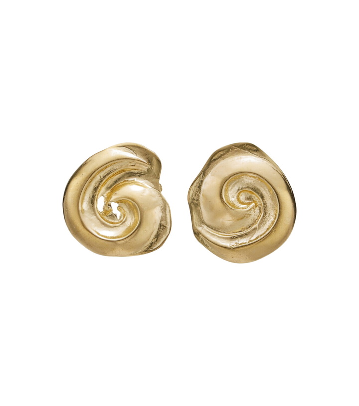 Photo: Ysso Cote 24kt gold-plated earrings