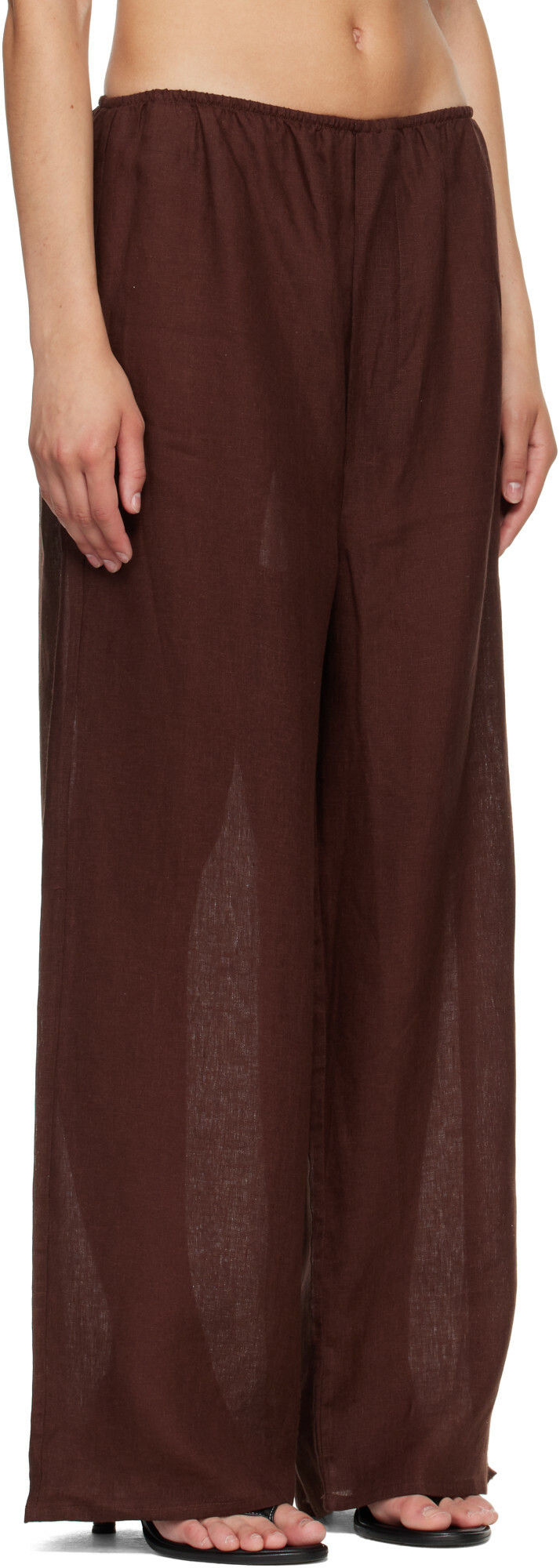 Baserange Brown Stoa Lounge Pants