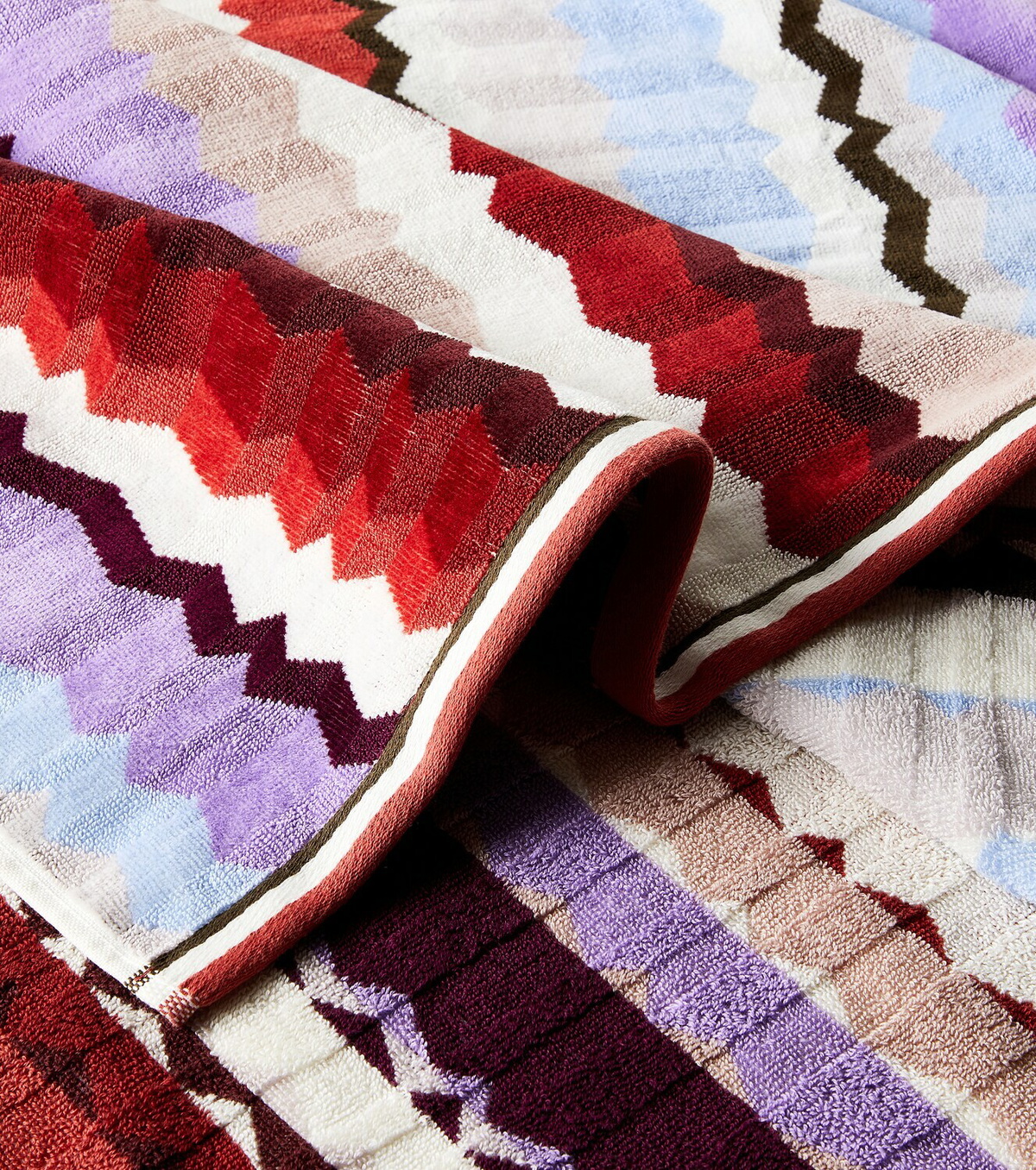 Missoni Eva Zigzag cotton terry bath sheet