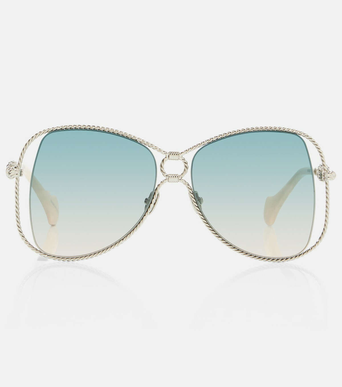 Aquazzura Malibu oversized sunglasses