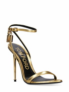 TOM FORD - 105mm Padlock Metallic Leather Sandals