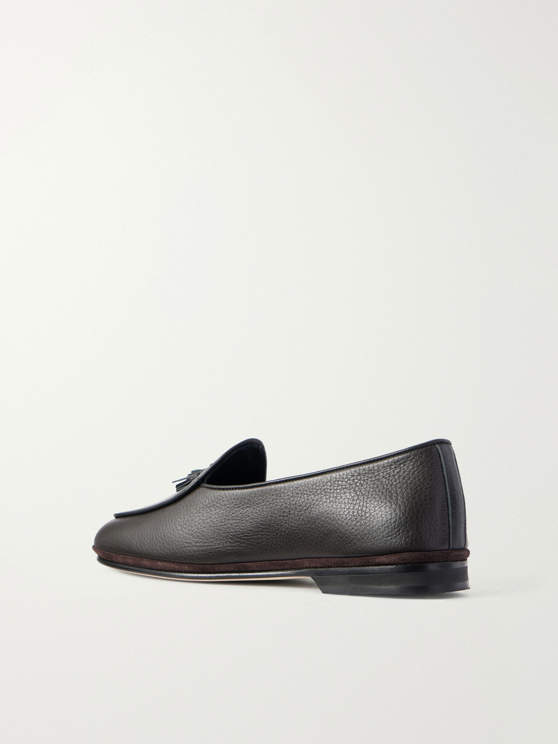 Rubinacci - Marfy Tasseled Full-Grain Leather Loafers - Brown