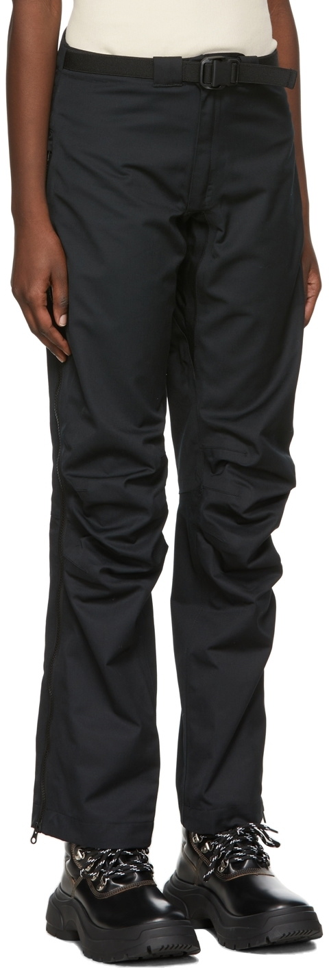GR10K Black Polyester Trousers