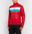 Bogner - Colour-Block Quilted Ski Jacket - Red