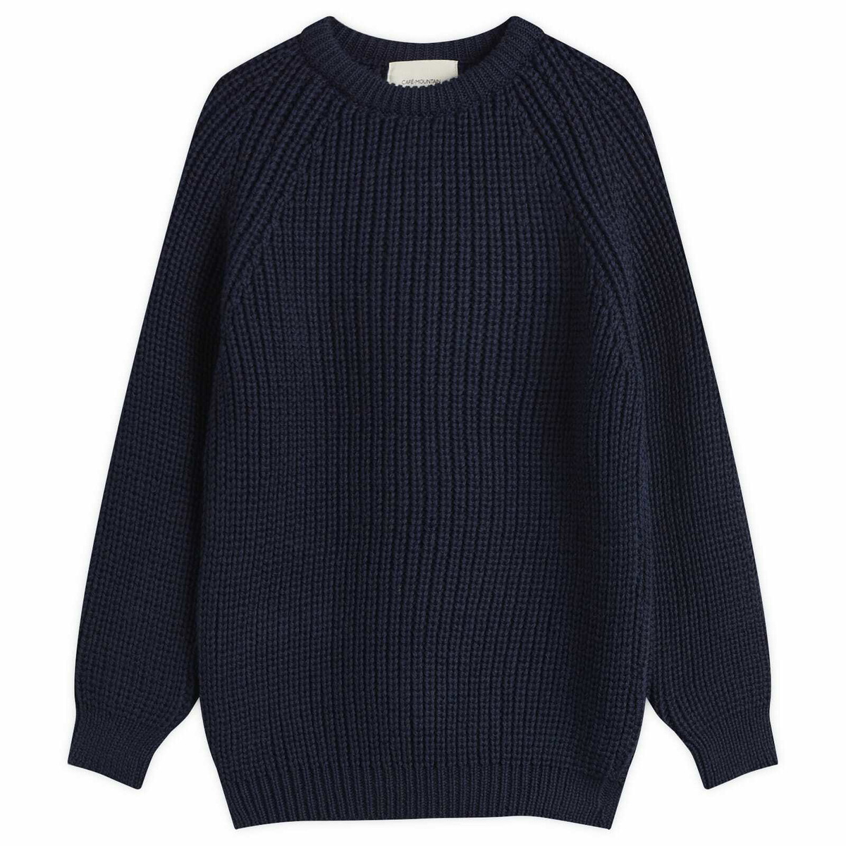 Café Mountain Men's Holmes Raglan Knit in Deep Navy