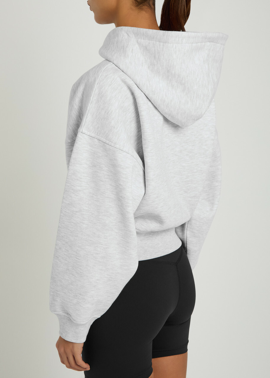 Tala Cocoon Hooded Jersey Sweatshirt Grey