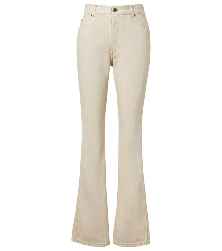 Photo: Balmain Faded bootcut jeans