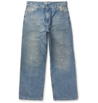 Our Legacy - Vast Wide-Leg Distressed Denim Jeans - Men - Blue