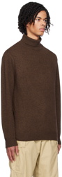 BEAMS PLUS Brown Rolled Turtleneck