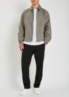 Les Deux Checked Woven Jacket Beige