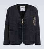 Adish - Embroidered wool jacket