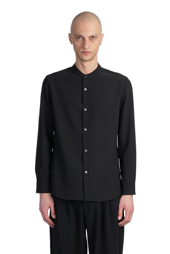 Photo: Attachment Shirt In Black Polyester