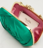 Roger Vivier Rose Vivier satin clutch