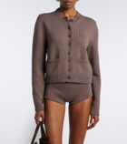 Magda Butrym Ribbed-knit cotton cardigan