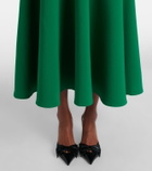 Safiyaa Stephanie draped crêpe cocktail dress
