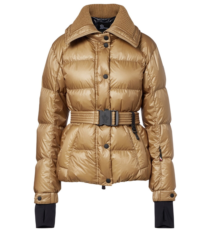 Photo: Moncler Grenoble Bataillouse belted down ski jacket